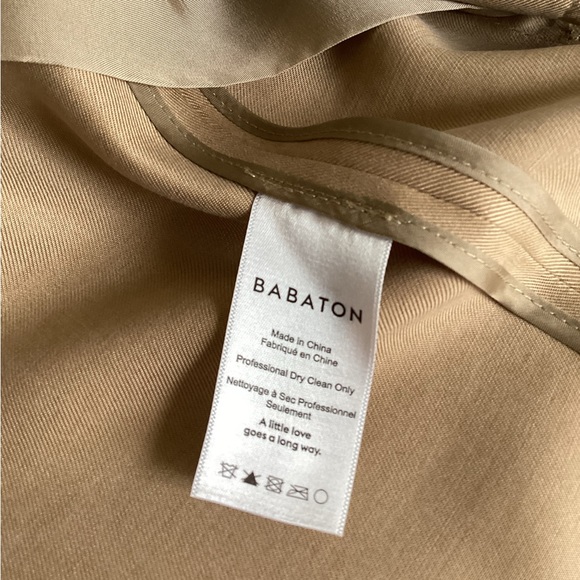 BABATON McKinley Vest Womens Medium Camel Trench Quiet Luxury Layering - Picture 9 of 14